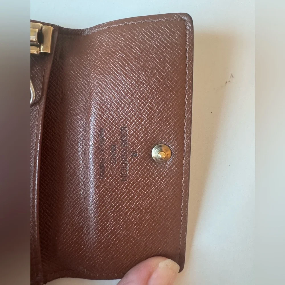 Louis Vuitton Brown Monogram 4 Key Holder